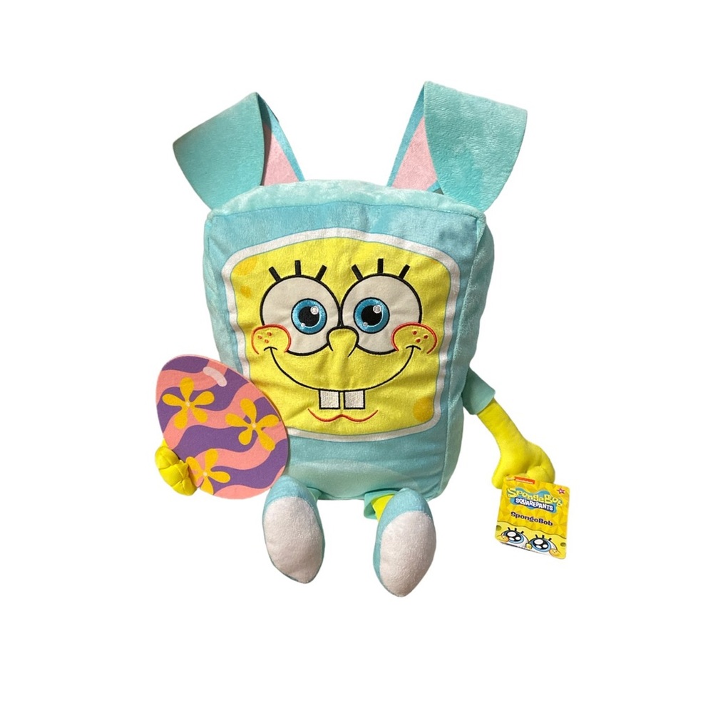 SpongeBob SquarePants Bunny Plush Easter Egg Stuffed Animal Toy Nickelodeon 2022